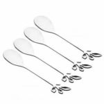 Kit 4 Colheres para Café Prata