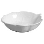 Tigela branca couve pequena