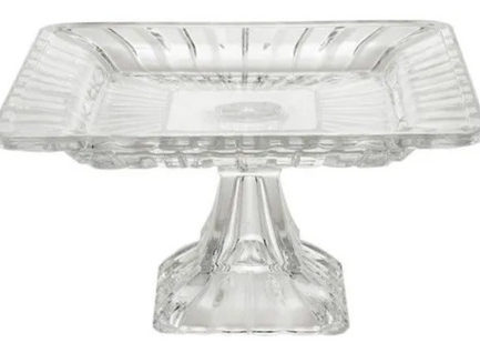 Boleira quadrada em cristal