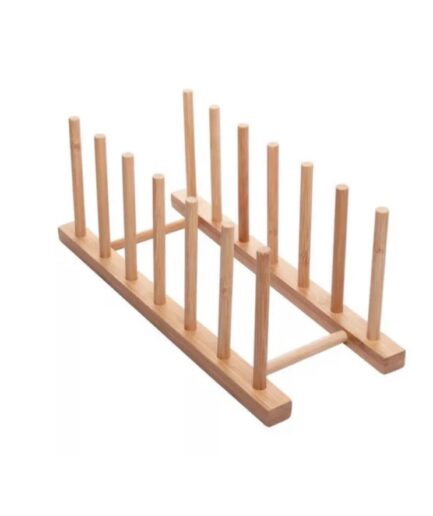 Suporte de pratos bambu