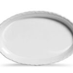 Travessa oval branca