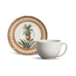 Jogo 6 Xícaras de chá 260ml pineapple