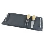 Tábua de queijo em ardósia + 2 facas