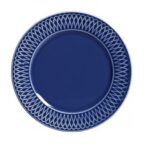 Prato Sobremesa azul marinho