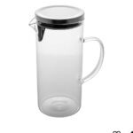 Jarra borossilicato com tampa inox 1L