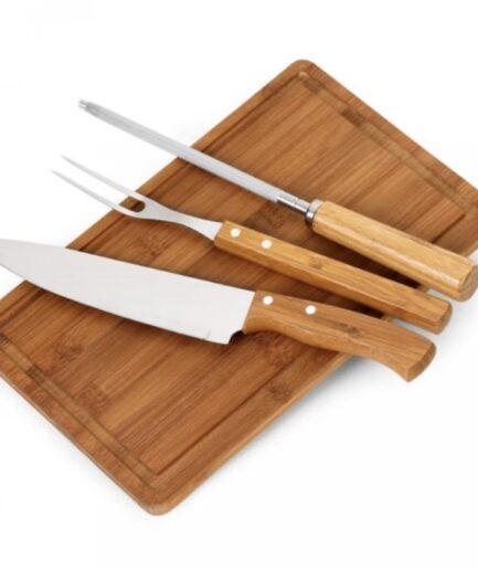Kit 4 peças para churrasco