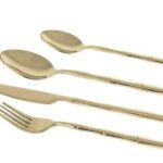 Faqueiro dourado 16 peças