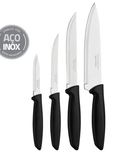 Jogo de 4 facas aço inox Tramontina