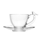 Jogo de 4 xícaras de chá bird