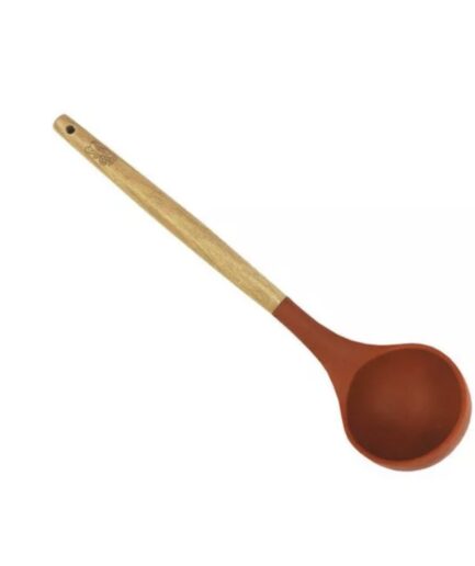 Concha silicone cabo em bambu