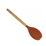 Espátula silicone cabo em bambu