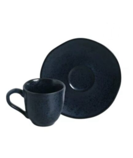 Jogo de 6 xícaras azul Porto Brasil 120ml