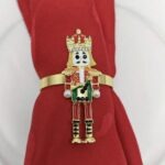 Anel de guardanapo natalino