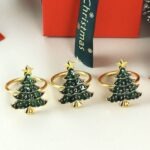 Anel de guardanapo natalino