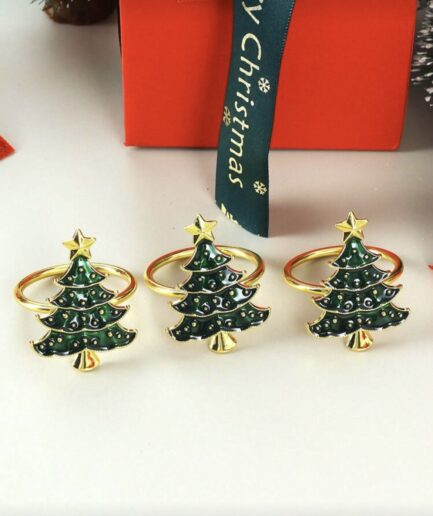 Anel de guardanapo natalino