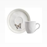 Jogo 6 xícaras com pires 120ml