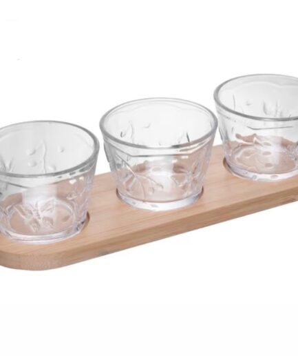 Petisqueira 4 peças Butterfly