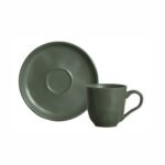 Jogo 6 xícaras com pires 120ml Porto Brasil