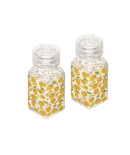 Kit 2 porta temperos limão siciliano