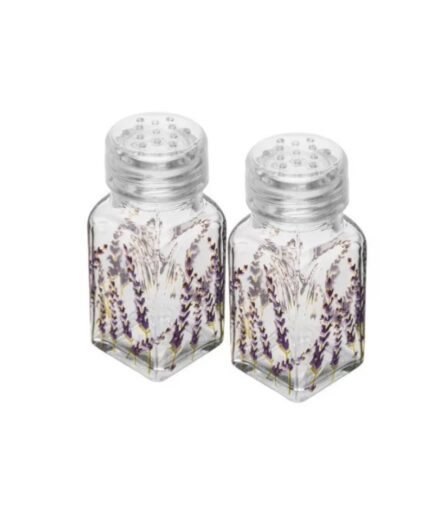 Kit 2 porta temperos lavanda