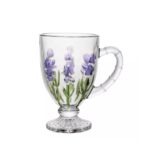 Jogo 4 xicaras capuccino 190ml Lavanda