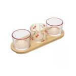 Petisqueira cerejinha 4 peças