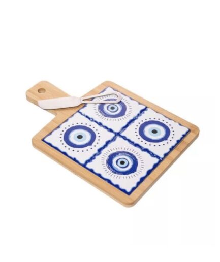 Tábua para queijo com faca