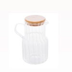 Jarra borossilicato com tampa em bambu 1.125ml