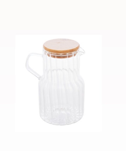 Jarra borossilicato com tampa em bambu 1.125ml